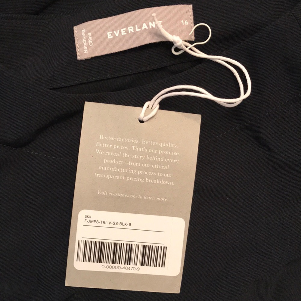 NWT Everlane Go Weave Jumpsuit
